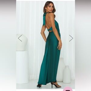 Hello Molly Satin Maxi Dress